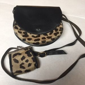 Leopard Print Mini Bag Set